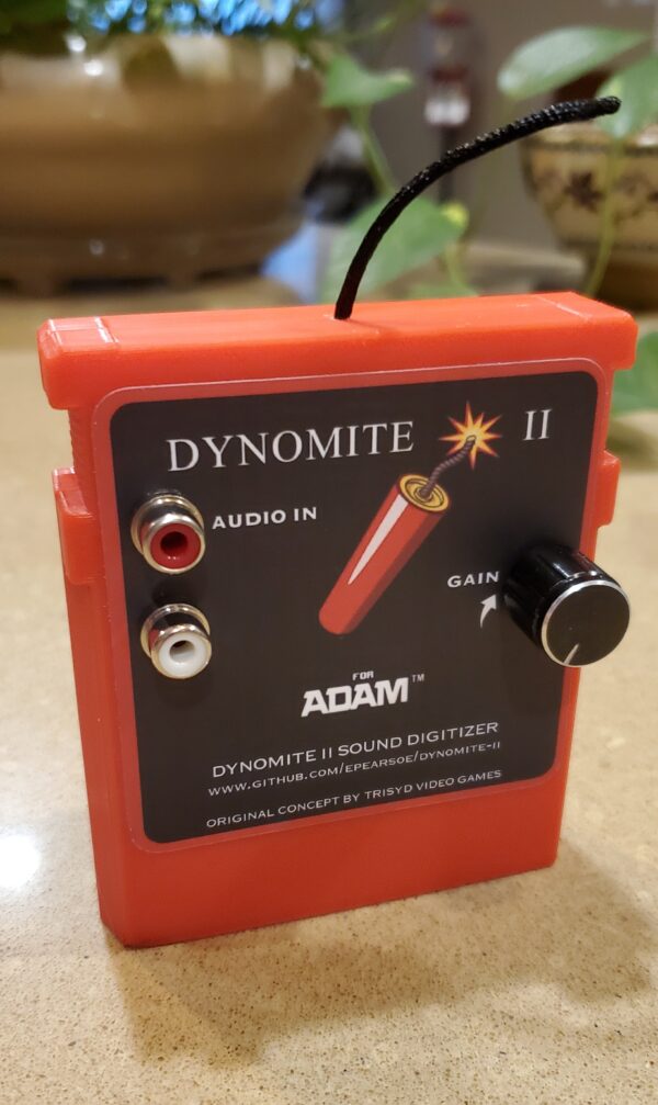Front View of Dynomite II Sound Digitizer Cartridge