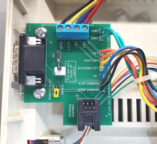 Coleco ADAM ADAMnet Power Inlet Board for Internal Power Supply